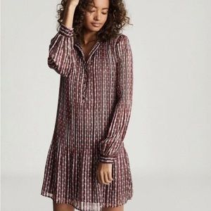 CELIA-GEO PLEAT DRESS